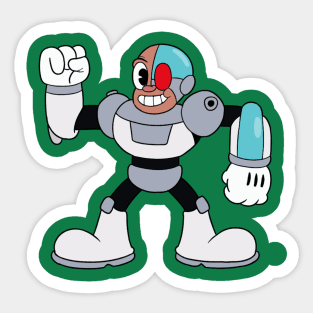 Cyborg Sticker